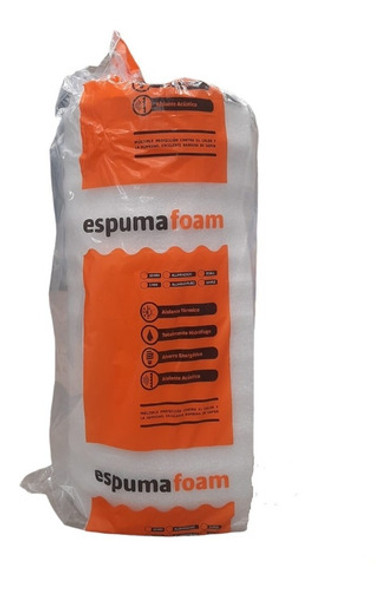 Aislante  Techo Chapa Aluminizado Espumafoam  5mm 1m X 20m 0