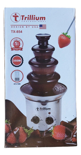 Fuente De Chocolate Cascada 4 Niveles Fondue Trillium 1