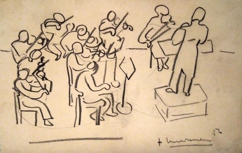 Orquesta, Carbonilla De Juana Lumerman 0