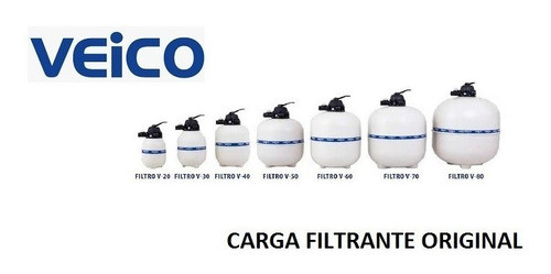 Carga Filtro Astral Pool Veico Modelo : V40 0
