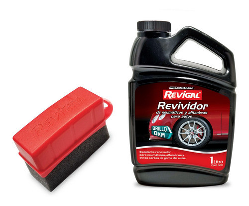 Revividor De Neumaticos  Y Esponja Aplicadora Revigal 0