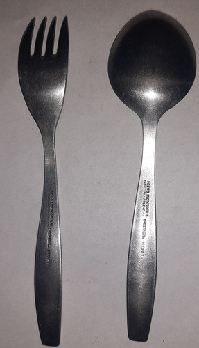 Cuchara Y Tenedor Antiguos Perel N 21 Para Niños. 0