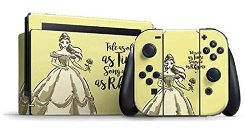 Disney Princess Nintendo Switch Bundle Skin Belle Tale Tan V 0