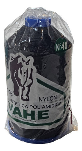 Hilo De Nylon N° 40 Negro Cono Grande 4000 Mts 0