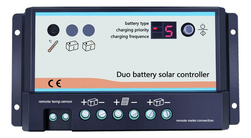 Regulador Dual Motorhome 20 Amperes Pwm 0
