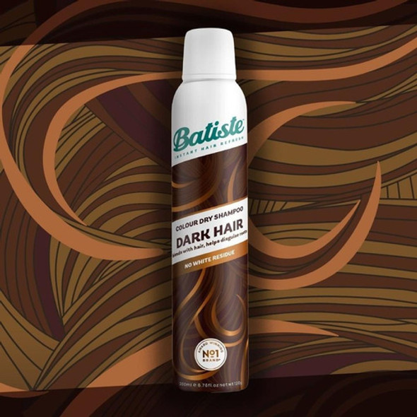 Shampoo En Seco Batiste Dark Hair 200ml Pack X6 Unidades 1