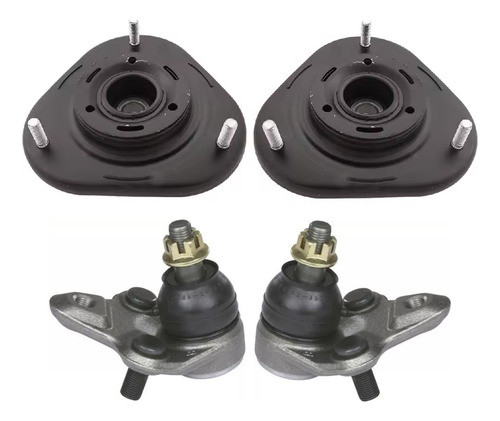 2 Cazoletas Delanteras + 2 Rotulas Toyota Corolla 08/14 0
