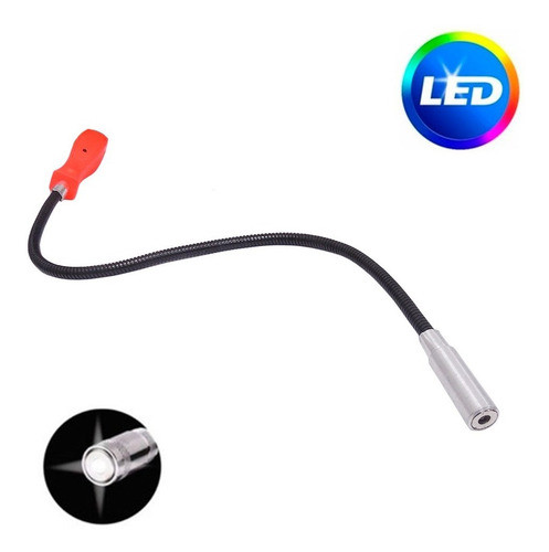 Iman Flexible Lapiz Con Luz Led 560mm Mecanico Eurotech 1