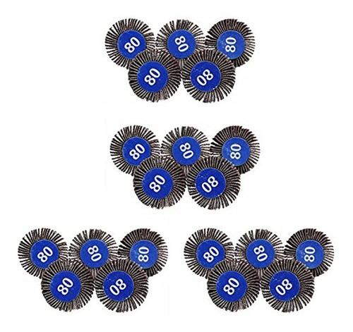 Dophee Grit Cepillo De Aluminio Discos De Papel De Lija Para 1
