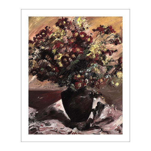 Lamina Fine Art Aster Rojo Y Amarillo Lovis Corinth 50x60 0