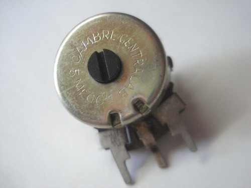 5 Megohom Potenciometro Sin  Buje Cambre 1