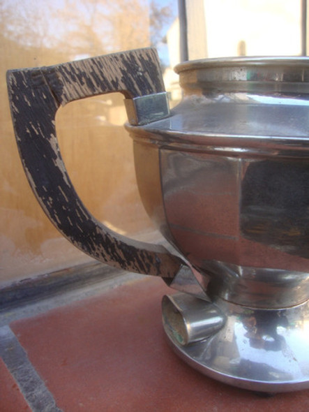 1/2-antigua Tetera Electrica Art Deco Graetzor Made Germany 1