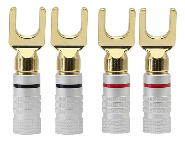 Xmsjsiy Enchufe De Pala En Y, Conector De Pala De Altavoz, E 0