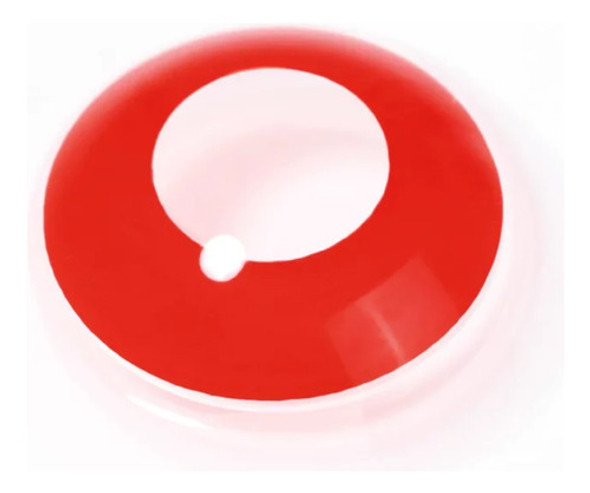 Lentes De Contacto Fx Anime Fantasia Cosplay Full Red Cl076 0