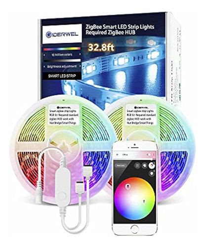 Giderwel Smart Zigbee Kit Regulable De Tiras De Luces Led Rg 0