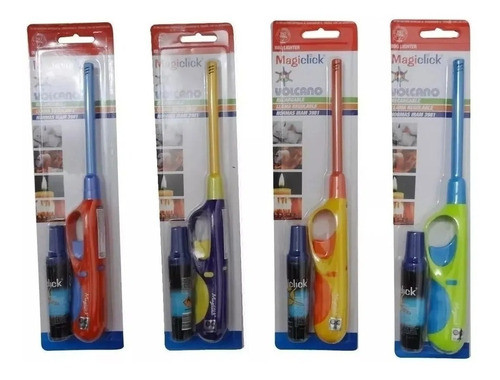 Encendedor Chispero Magiclick Volcano + Recarga Recargable 0
