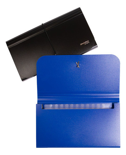 Porta Cheques Con 13 Divisiones Azul - Goldin Papelería 0