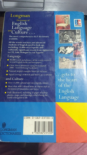 Diccionario Monolingüe De Ingles Para Estudiantes Avanzados. 1