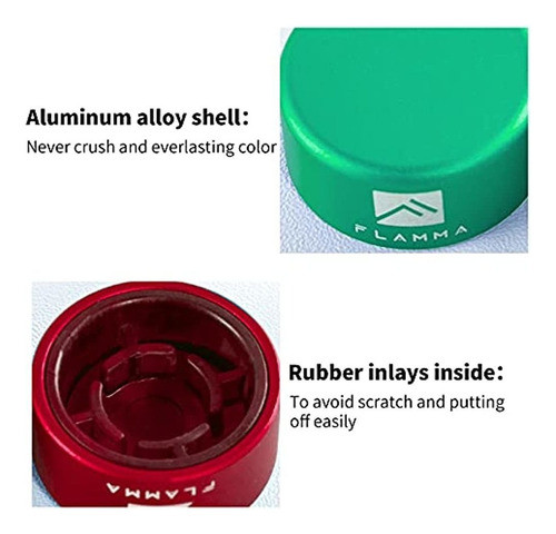 Flamma Metal Footswitch Toppers Tapa De Protección De Instal 1