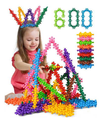 Vanmor 600 Piezas Stem Building Blocks Preschool Classroom E 0