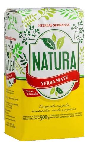 Yerba Mate Natura X500 Gr X 24 Unidades 0