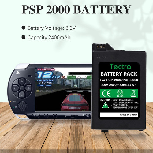 Batería Recargable De 2400mah Para Psp Slim Y Modelos Compat 1