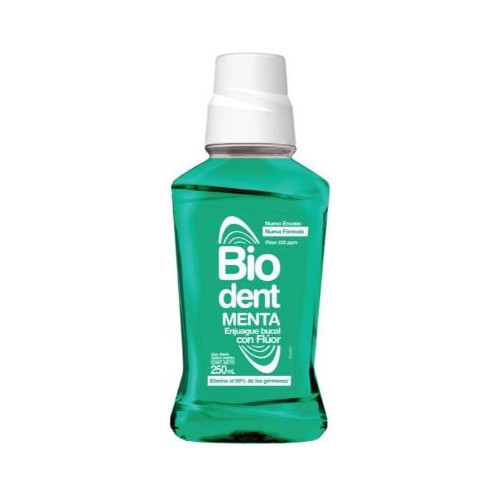 Enjuague Bucal Biodent Diario Menta 290 Ml. 0