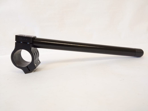 Manubrio Semi Manillar Moto Cafe Racer Aluminio Black 36mm 1