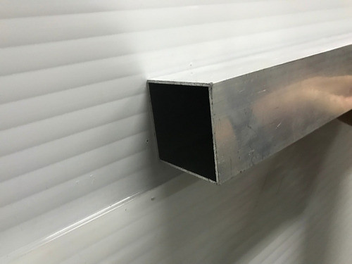 Perfil De Aluminio Tubo Cuad 25x25x1,5mm Natural Tirax6mts 1