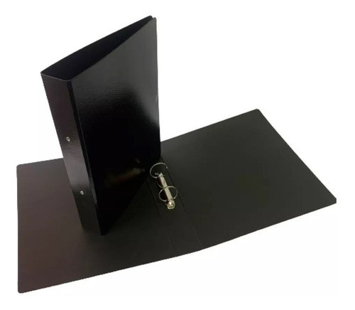 Carpeta Escolar 2 Aros 2x40 Fibra Negra A4 Universidad 0