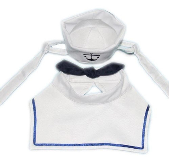 Dogs Kingdom Cat Dog Sailor Costume Hat Navy Tie Conjunto De 0