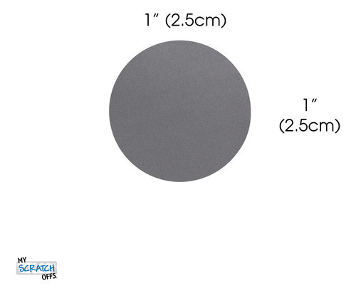 250 Etiquetas Adhesivas Plateadas Para Raspaditas 1