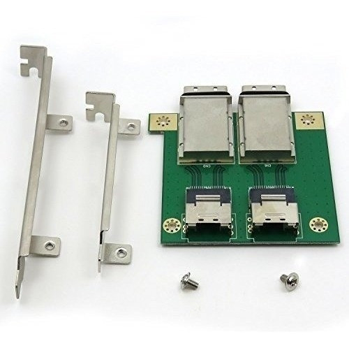 Cabledeconn Dual Mini Sas Sff-8088 A Sas36p Sff-8087 Adaptad 0