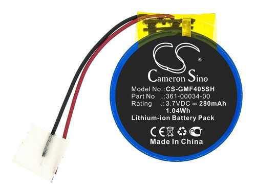 Bateria P/ Reloj Garmin 410 Forerunner Part 361-00034-00 1
