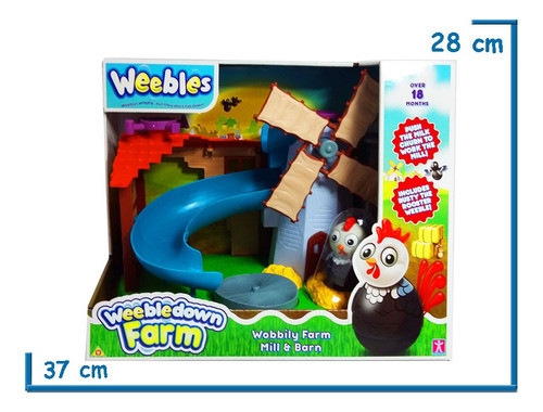Weebles Granja C/ Molino Y Gallina Bunny Toys 0