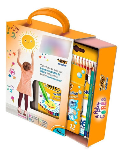 Kit Escolar Bic Valija X 62 Piezas El Poder De Los Colores 0