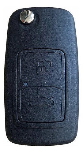 Carcasa Completa + Llave 2 Botones Candado Auto Keyfad 0