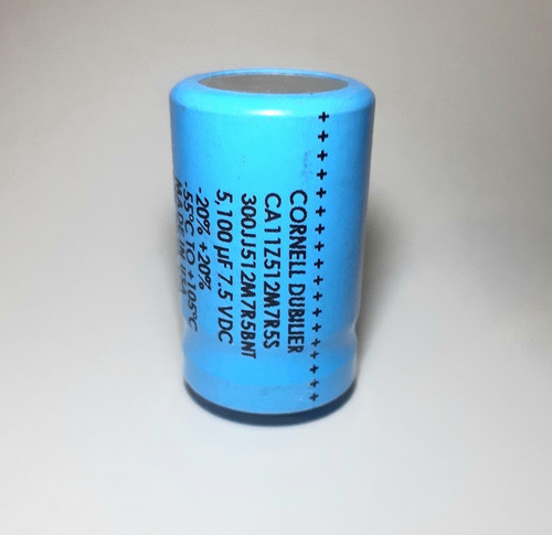 Condensador 5100mf 7,5vdc  Hq Cornell Dubilier Capacitor 0