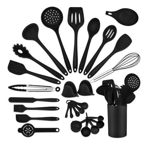 Utensilios Cocina Antiadehrente Silicona 28pzas No Tóxicos 0