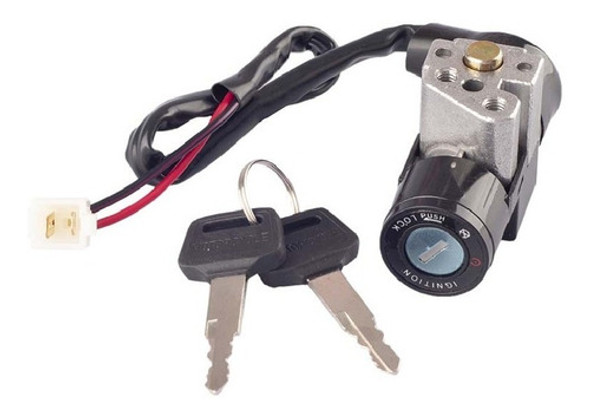 Llave Contacto Para Honda Wave New 2 Cables Jm Motos 0