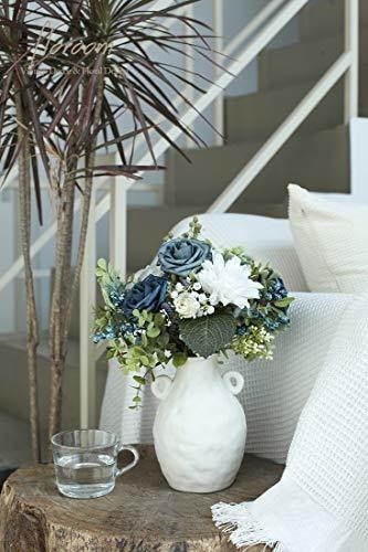 Rosas Artificiales C/tallo Realistas X50u /7.6cm/dusty Blue 1