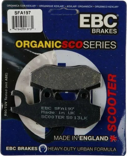 Pastilla De Freno Ebc Sfa 197 Honda Cbx 250 Twister Elrutero 0