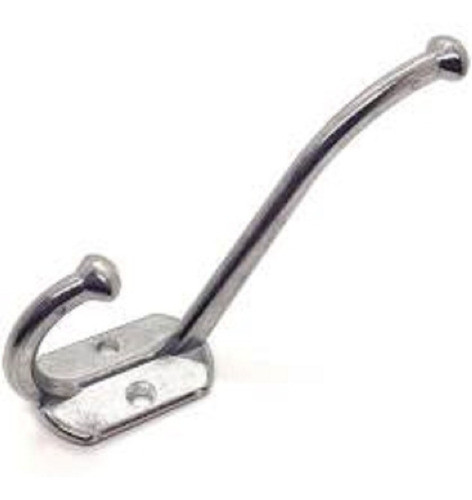 Ganchos Percheros Dobles X 10 Unid Perchas Aluminio 0