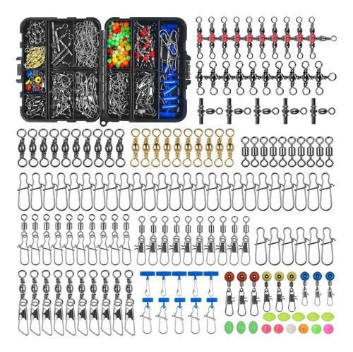 Kit Accesorios D/pesca Silanon 174piezas D/barril Giratorios 0