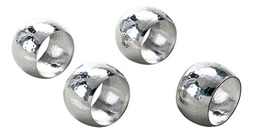 Elegance Martillado 112 Pulgadas De Acero Inoxidable Servill 1