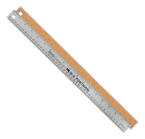 Regla Trasera De Corcho De Acero Inoxidable Breman Precision 0