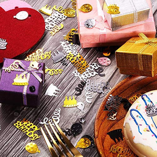 3000 Piezas Feliz Cumpleaños Confeti Pastel De Cumpleaños Co 1