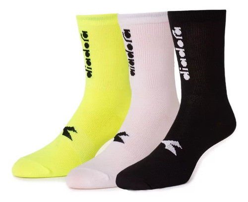 Media Diadora 3/4 De Ciclismo Negro Adulto 1