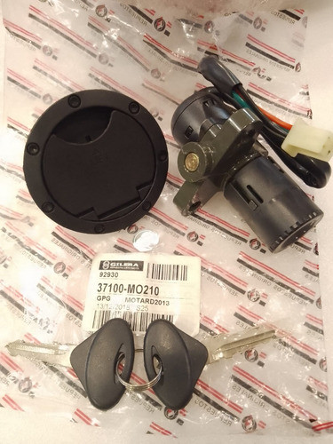 Repuesto Original Cerradura Llaves Tapa T Gilera Motard 2013 1