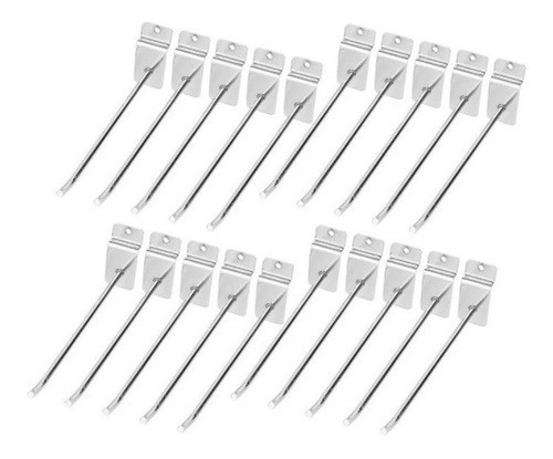 Gancho Exhibidor Para Panel Ranurado 25cm X20 Uni Mensula 0